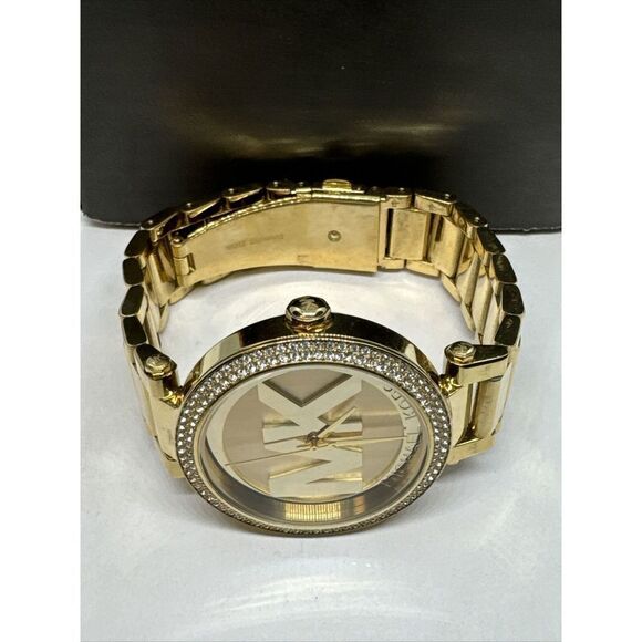 Michael Kors Parker MK5784 Women\'s Gold Stainless Steel Analog Dial Watch JNA218 main image 10